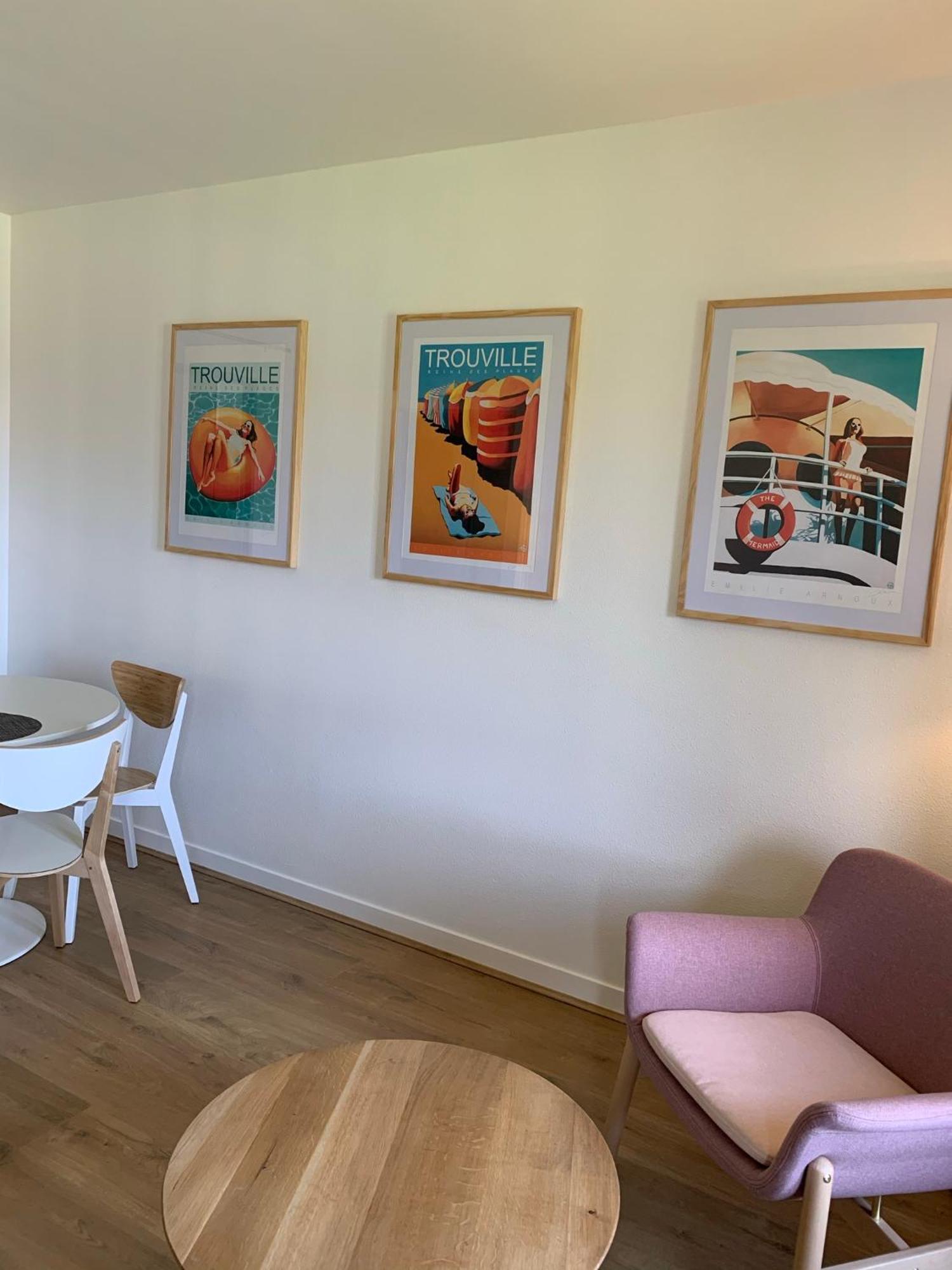 L'Appartement Vue Mer De La Villa Des Rosiers - Trouville Sur Mer Exterior photo